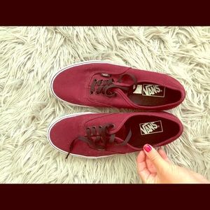 9.5 Maroon Vans